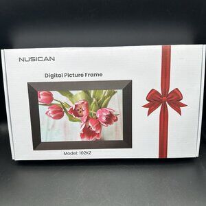 Digital Picture Frame 10.1" Digital Photo Frames Touch Screen NUSICAN Wifi Cloud